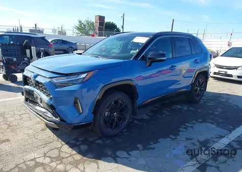 2022 Toyota Rav4 Hybrid Xse from USA, damaged, VIN JTME6RFV1ND521837